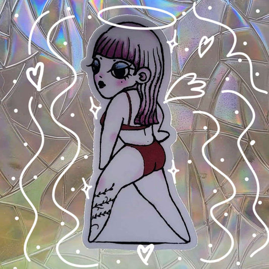 Pin Up Sticker