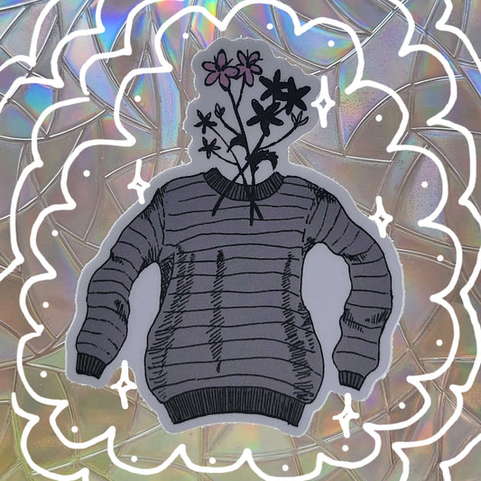 Flower Sweater Sticker